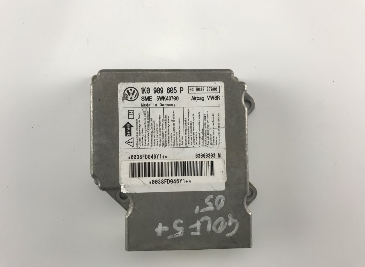 Volkswagen Golf Plus Airbag Control Unit VW GOLF PLUS (5M1, 521) (2005-2013) Airbag Cont...