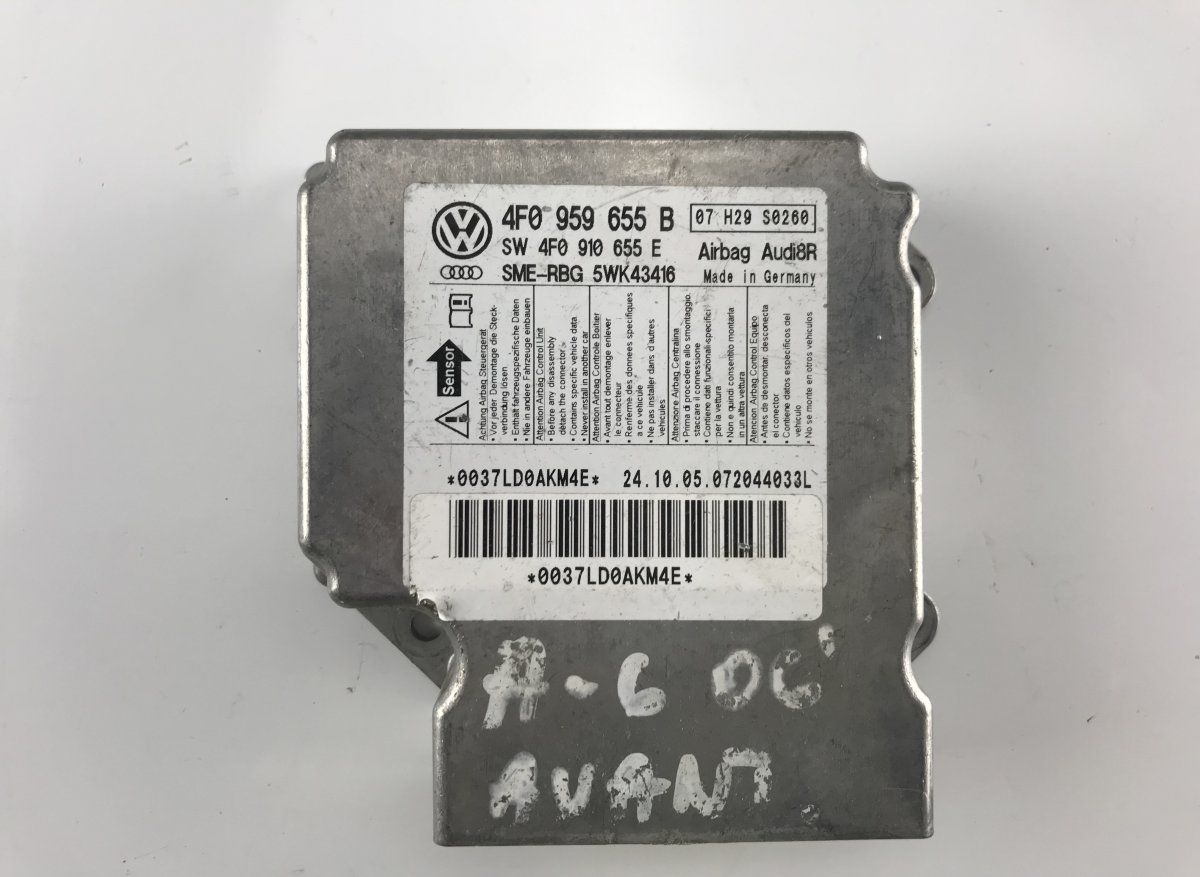 Audi A6 (C6) Airbag Control Unit AUDI A6 / A6 ALLROAD (C6, 4F) (2004-2011) Airba...