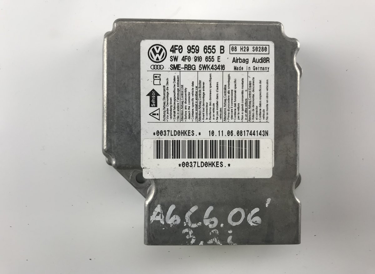 Audi A6 (C6) Airbag Control Unit AUDI A6 / A6 ALLROAD (C6, 4F) (2004-2011) Airba...
