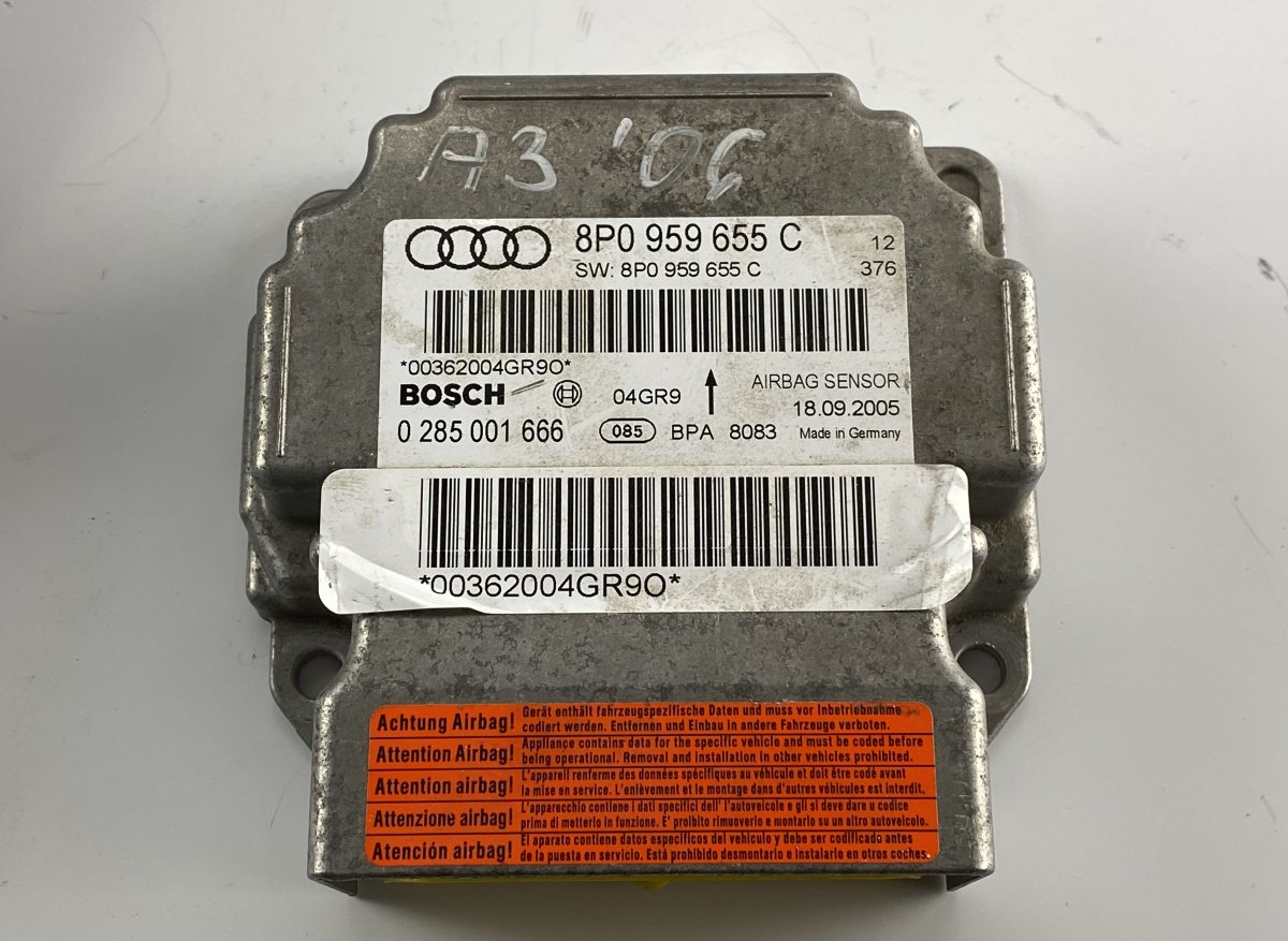 Audi A3 (8P) Airbag Control Unit AUDI A3 (8P) (2003-2012) Airbag Control Unit 8P...