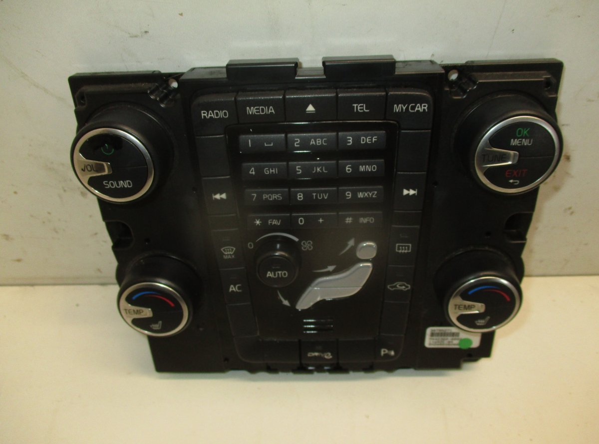 Volvo S80 Heater control panel VOLVO S80 II (AS) (2006-2016) Heater control pa...