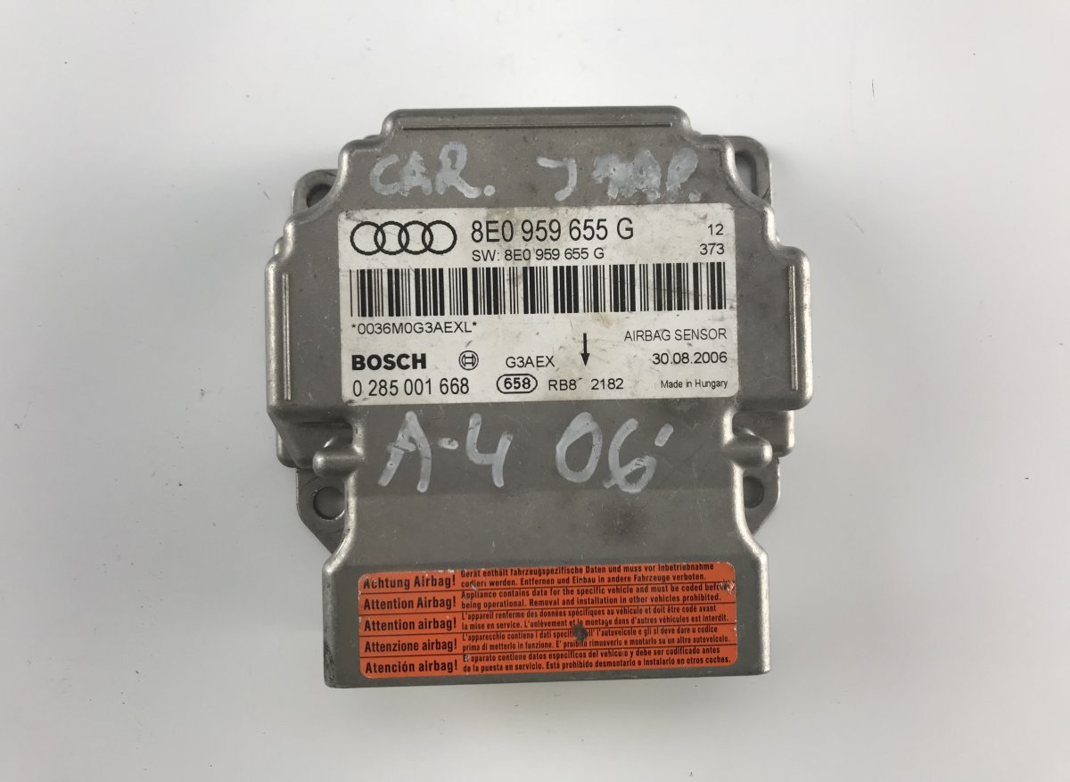 Audi A4 (B6) Airbag Control Unit AUDI A4 (B7) (2004-2008) Airbag Control Unit 8E...