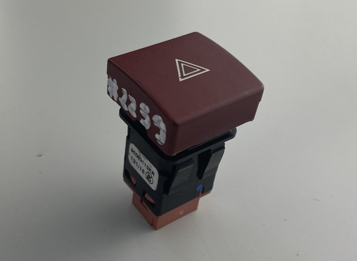 Citroen Berlingo Hazard switch CITROËN BERLINGO III (2008-2018) Hazard switch ...