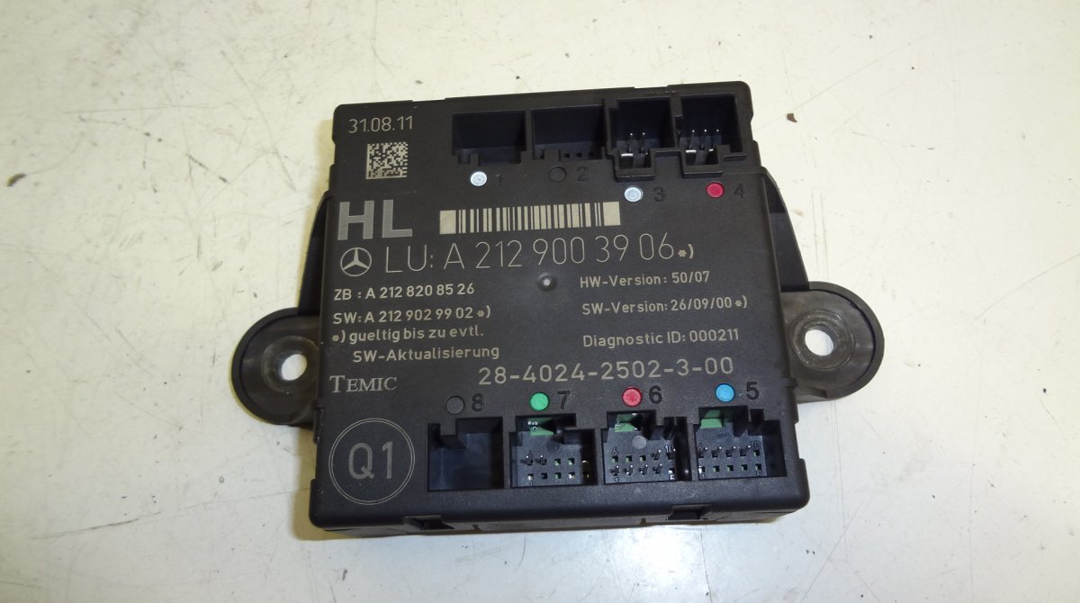 Mercedes-Benz A (W169) Rear left door control unit Rear left door control unit — MERCEDES-BENZ E-C...
