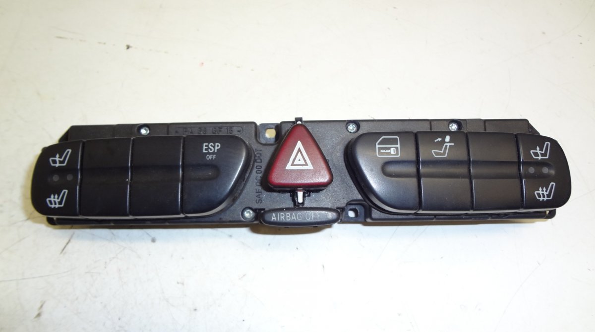 Mercedes-Benz 280SL - 600SL / SL (R129) Combined switch set in dashboard MERCEDES-BENZ C-CLASS (W203, CL203) (2000-2011)...