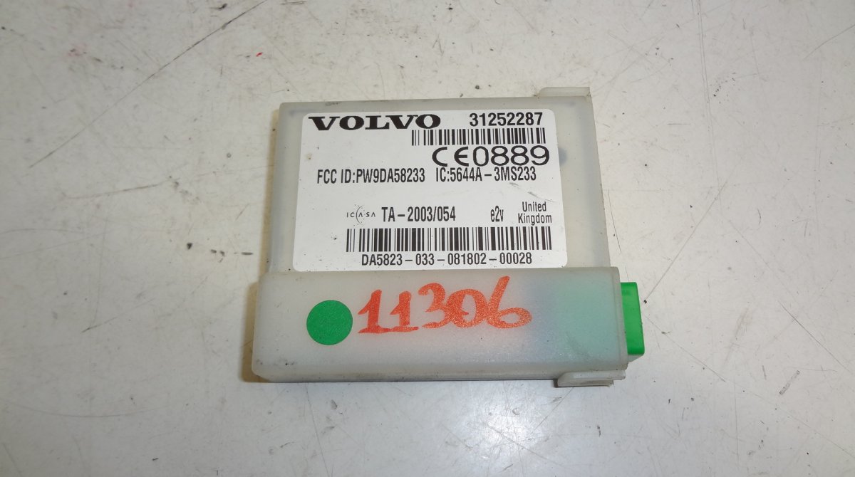 Volvo S60 Anti theft alarm control unit VOLVO S60 I (RS) (2000-2010) Anti theft alarm c...