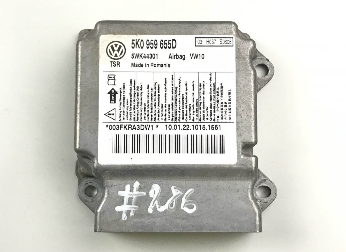 Volkswagen Golf 6 Airbag Control Unit VW GOLF VI (5K) (2008-2013) Airbag Control Unit...