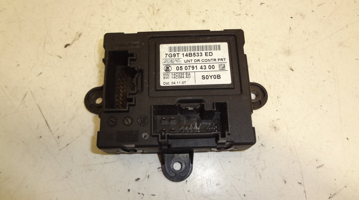 Ford Mondeo Front Left Door Control Unit FORD MONDEO Mk IV (BA7) (2007-2014) Front left ...