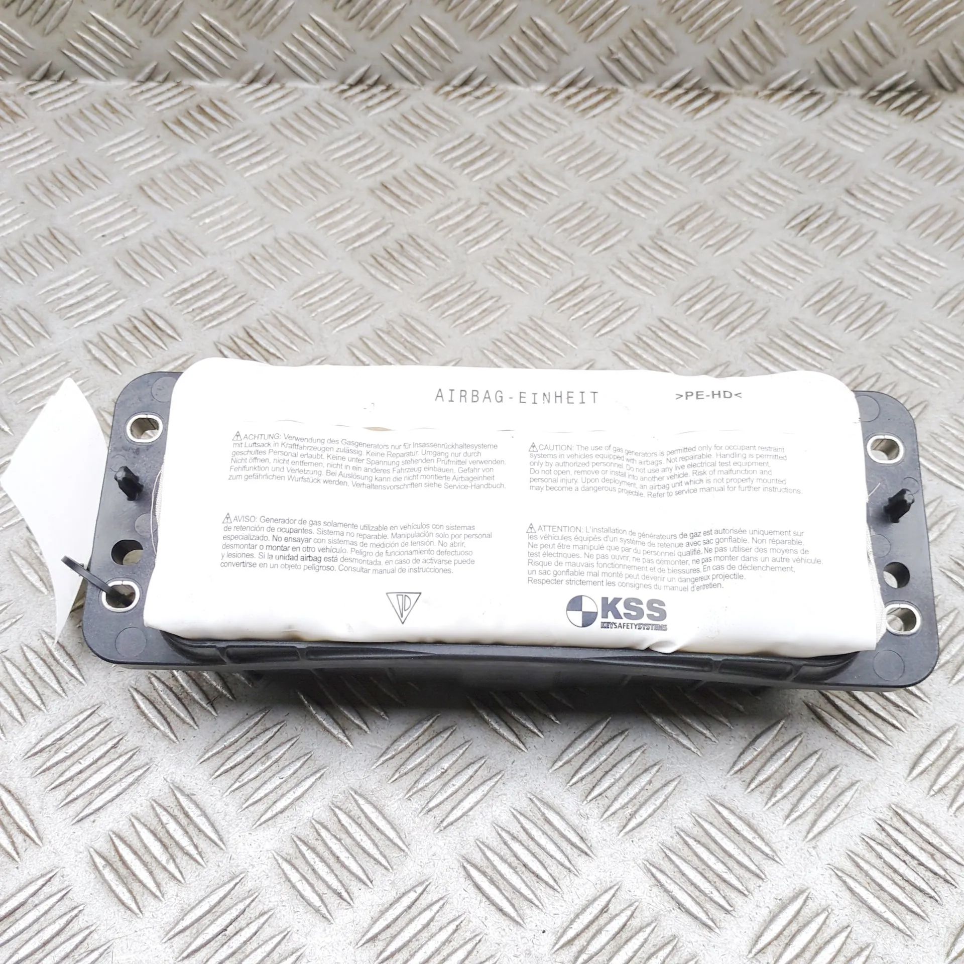Porsche Panamera Dashboard Safety Bag SRS