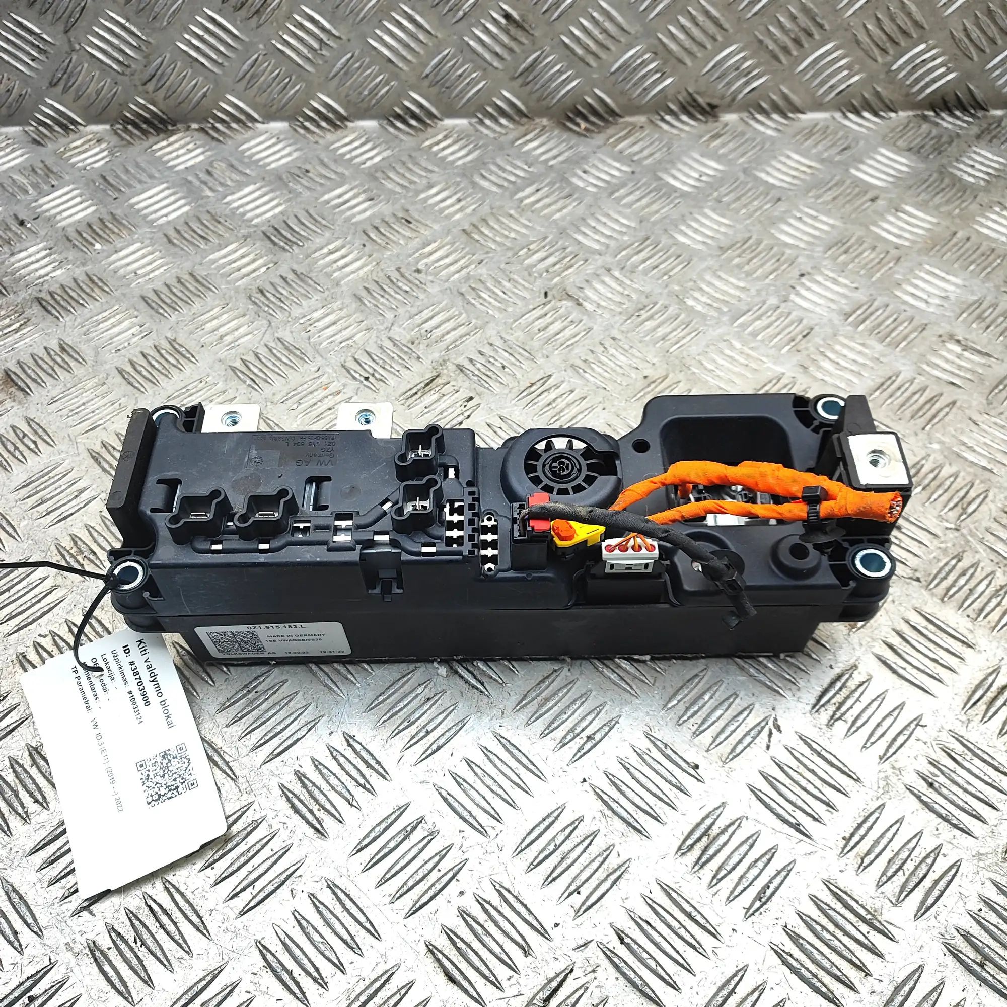Volkswagen ID.3 Other Control Units Other Control Units — VW ID.3 (E11) (2019-PRESE...