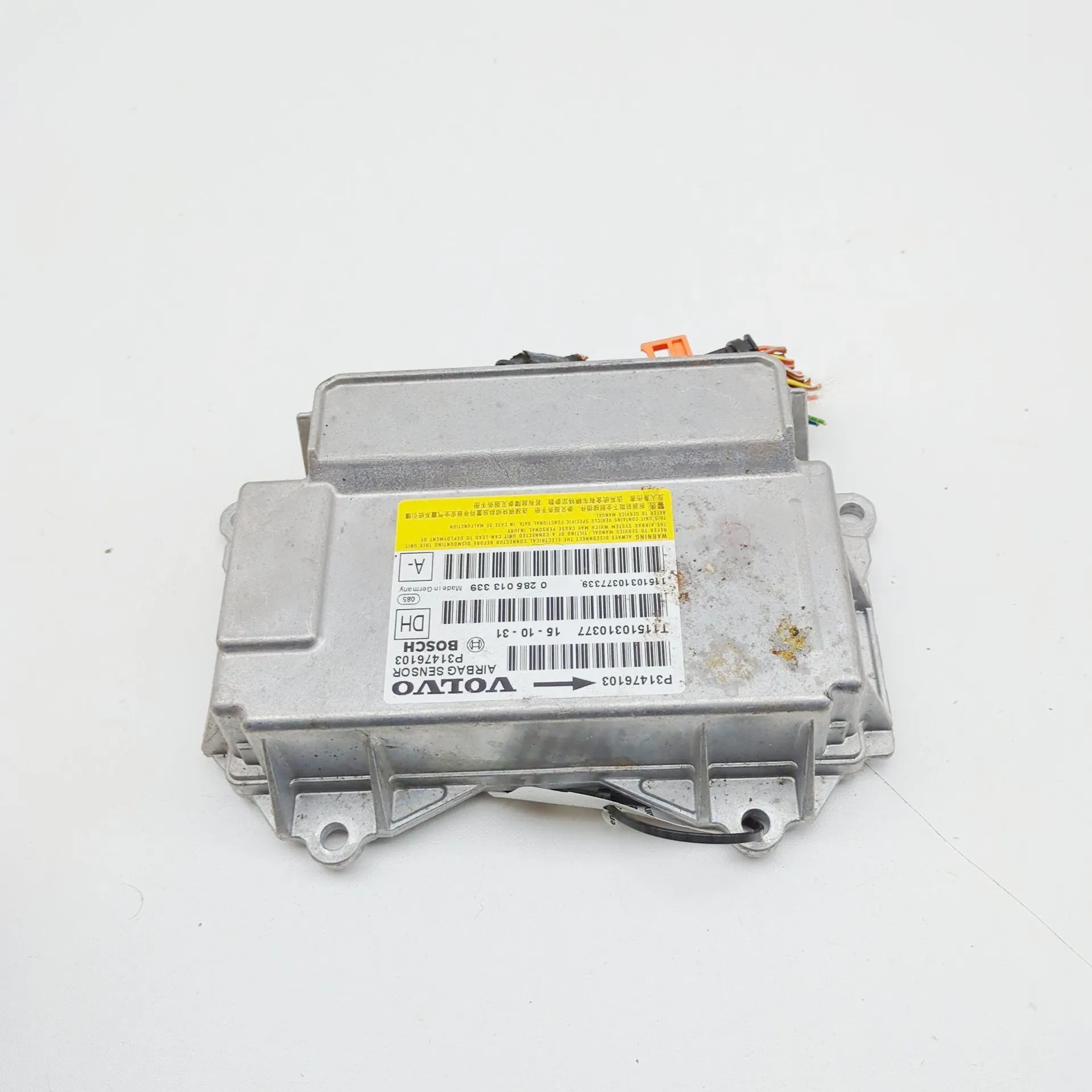 Volvo S60 SRS Control Unit SRS Control Unit — VOLVO S60 II / V60 I (2010-2...
