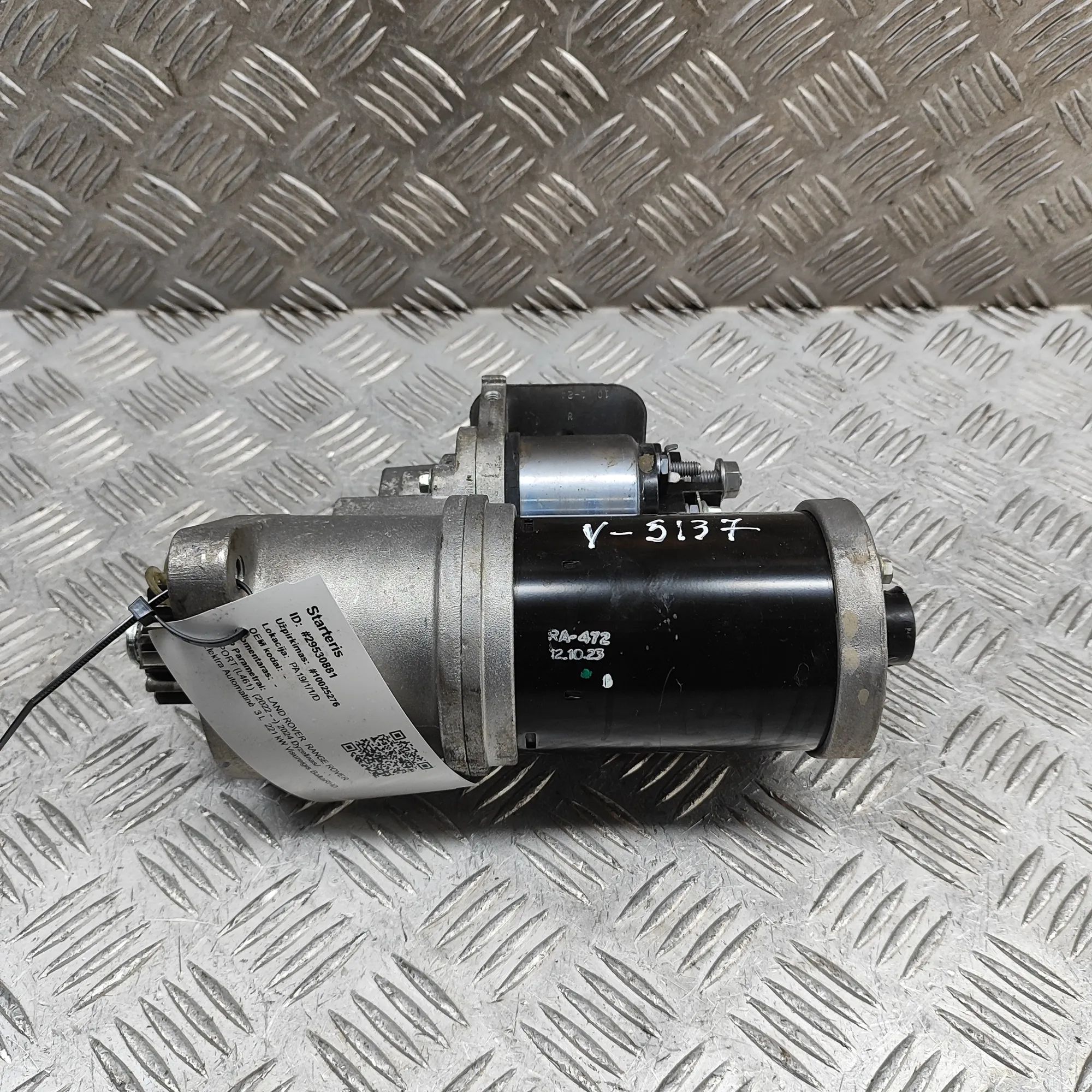 Land Rover Range Rover Sport (L461) Starter Motor Starter motor — LAND ROVER RANGE ROVER SPORT (L...