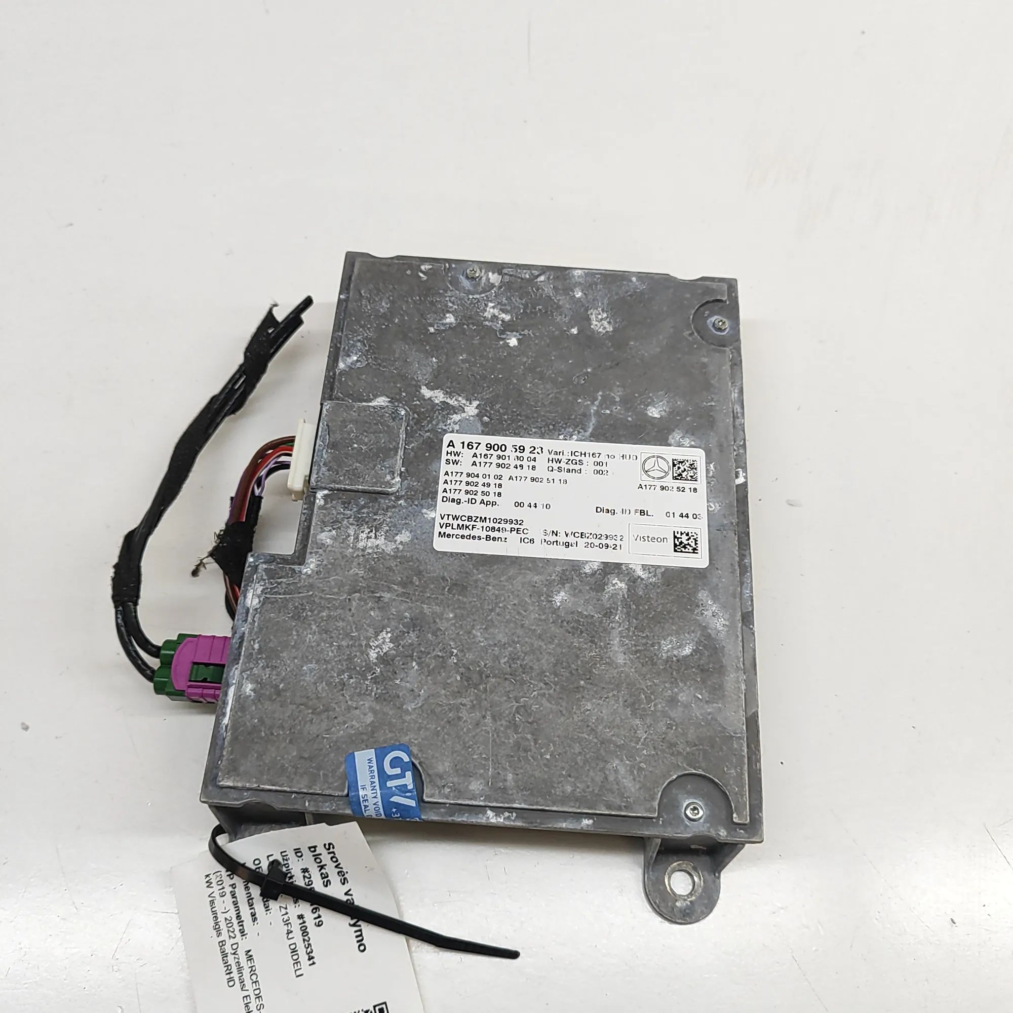 Mercedes-Benz GLE (W167) Other Control Units Other Control Units — MERCEDES BENZ GLE (W167) ...