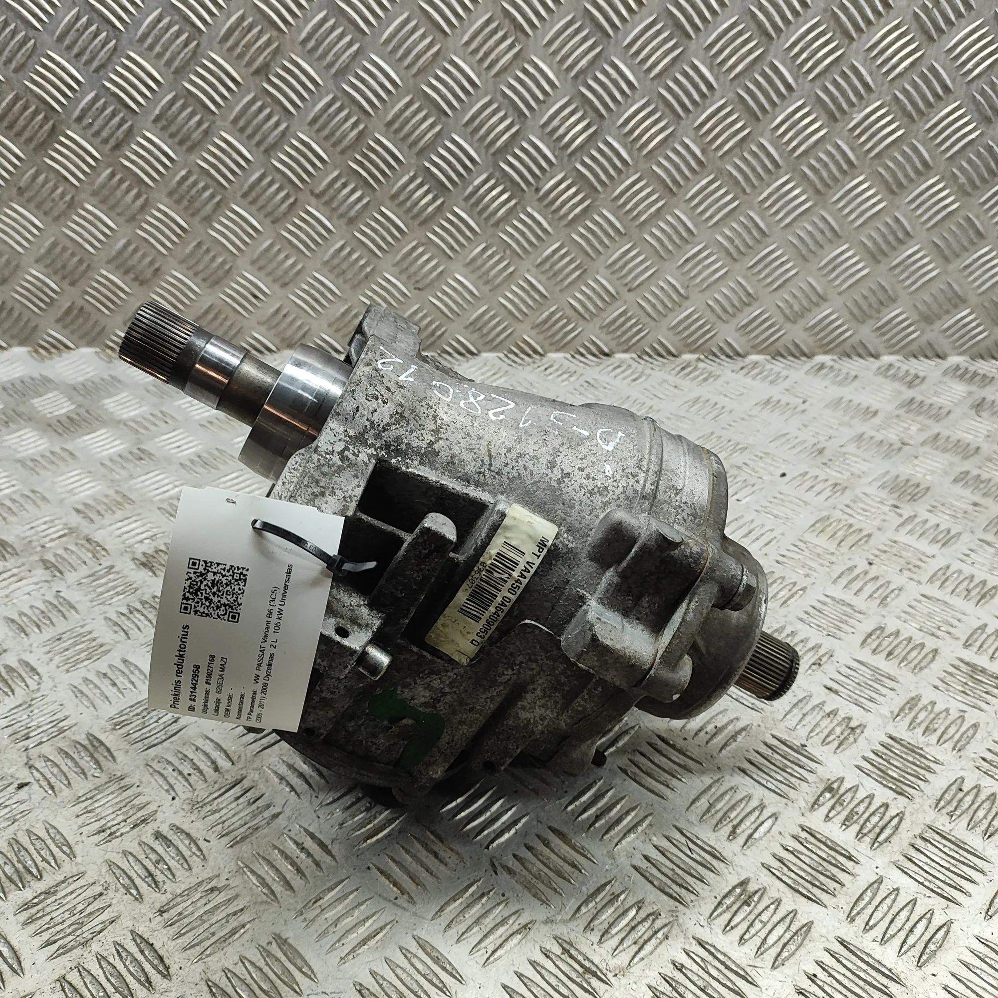 Volkswagen Passat Transfer case Transfer case — VW PASSAT (B6 3C2) (2005-2010) ...