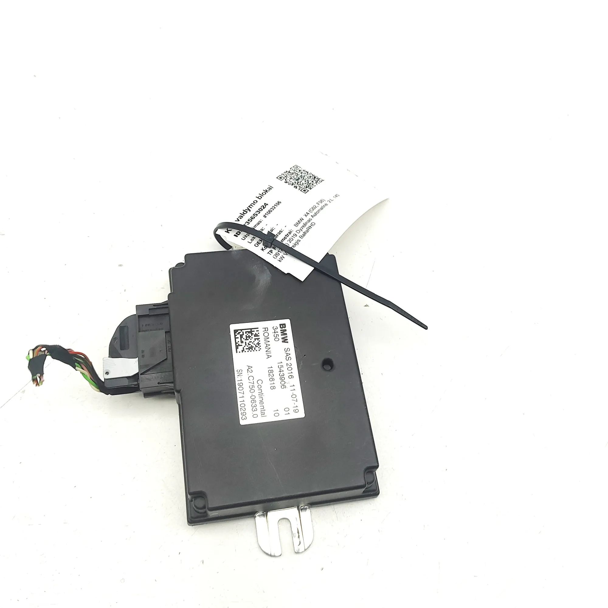 BMW X4 (G02) Other Control Units Other Control Units — BMW X4 (G02, F98) (2017-P...