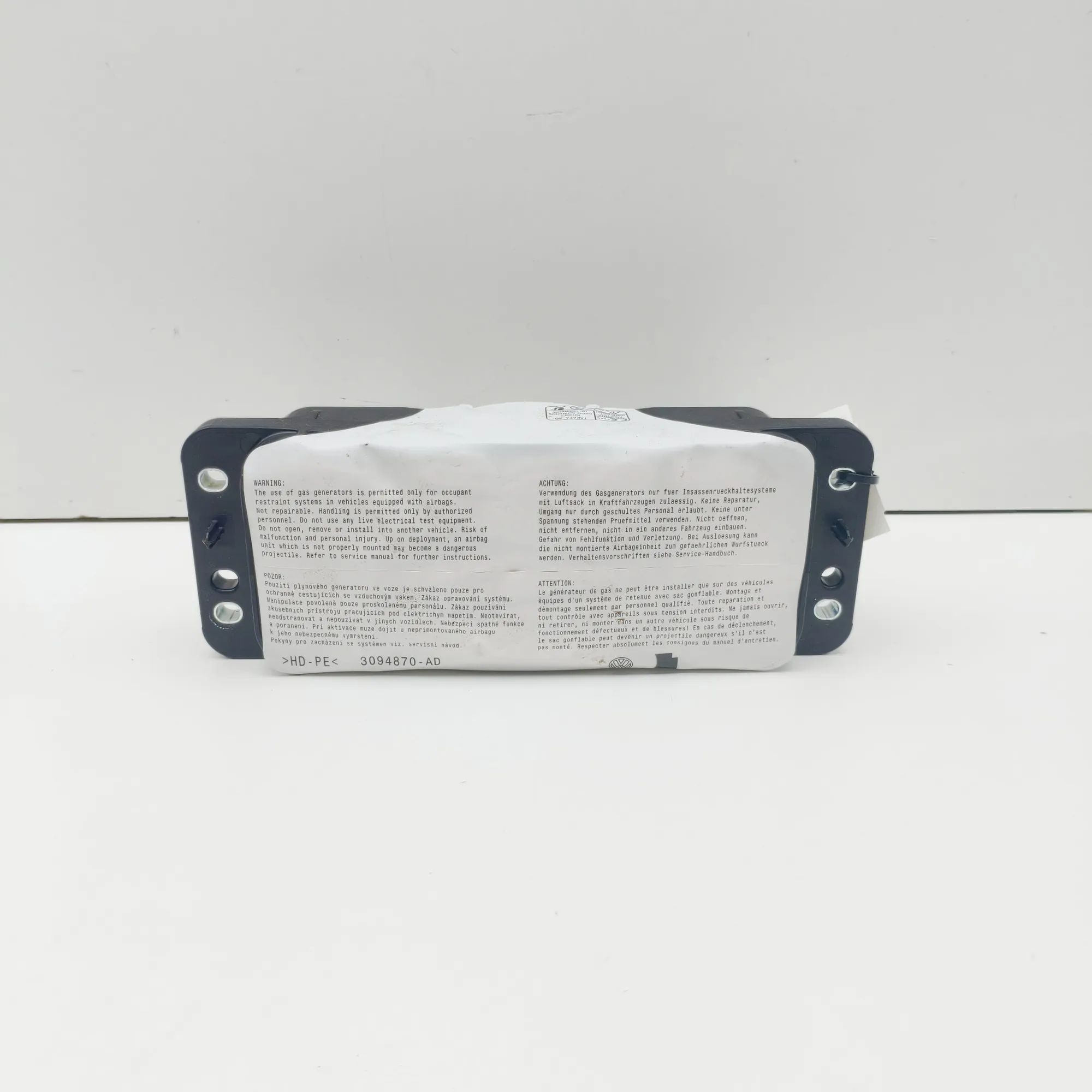 Skoda Karoq Dashboard Safety Bag SRS Dashboard Safety Bag SRS — SKODA KAROQ (NU7) (2...
