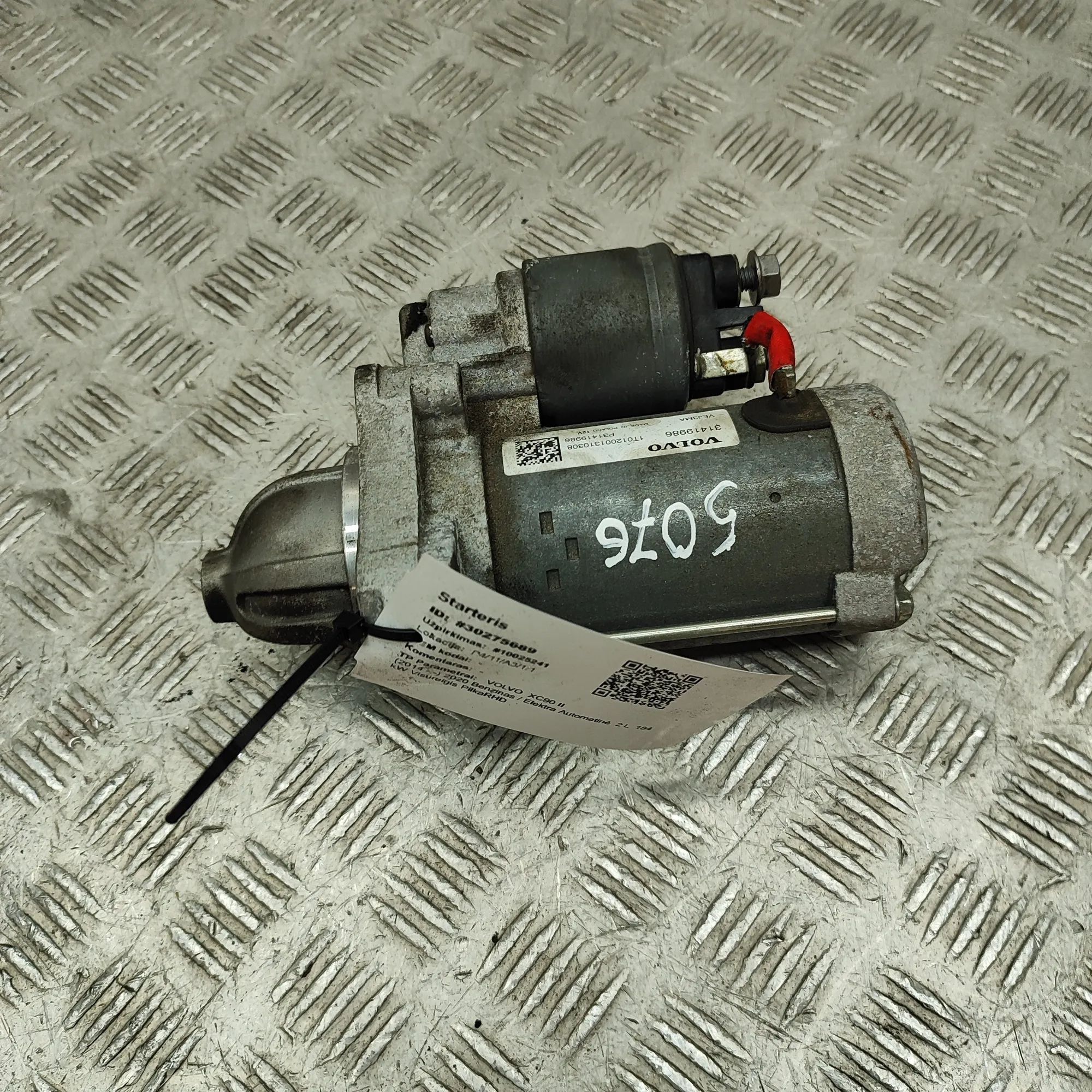 Volvo XC90 Starter Motor Starter motor — VOLVO XC90 (II) (2014-PRESENT) ...