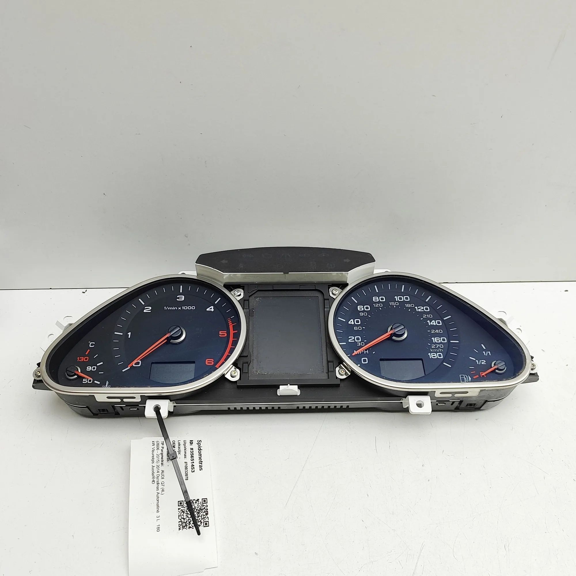Audi Q7 (4L) Instrument Cluster Speedometer Instrument Cluster Speedometer — AUDI Q7 (4L) (...