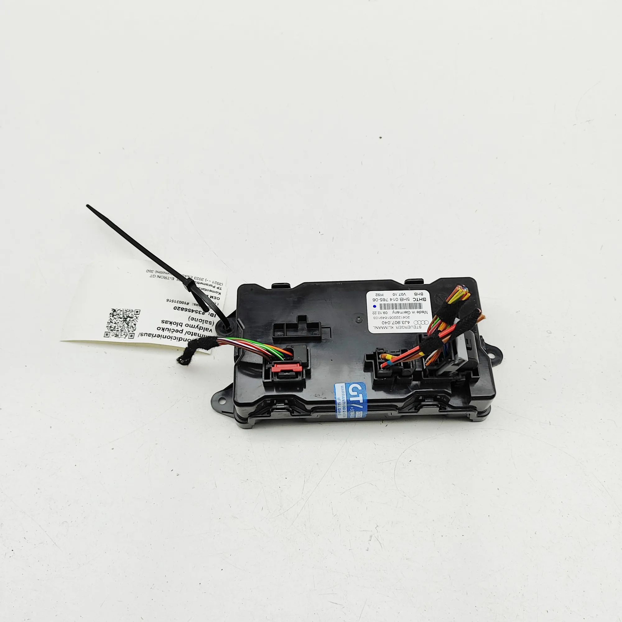 Audi e-tron GT (FW) Climate control unit Climate control unit — AUDI E-TRON GT (F8) (202...