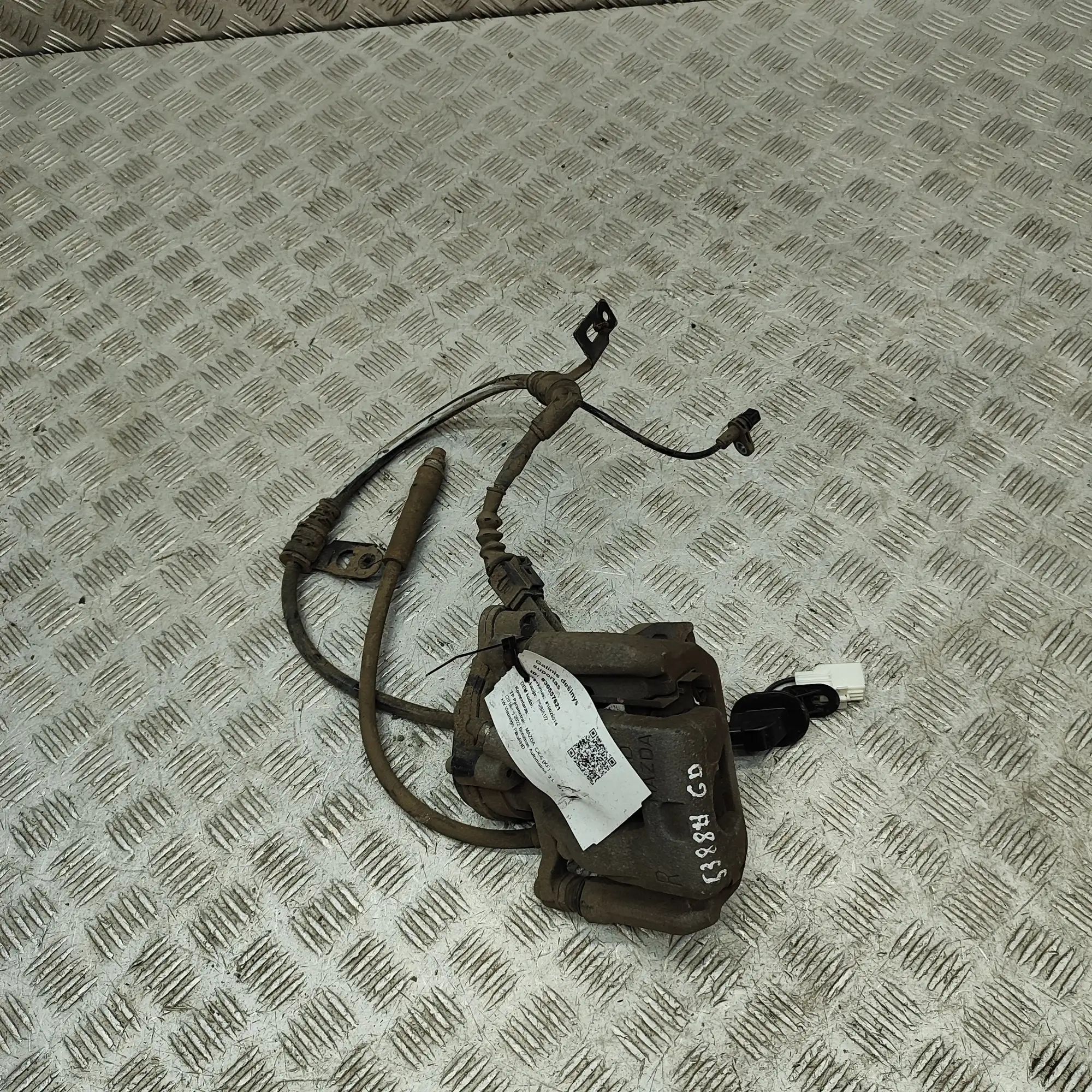Mazda CX-5 (KF) Brake caliper — rear right Brake caliper — rear right — MAZDA CX-5 (KF) (2...