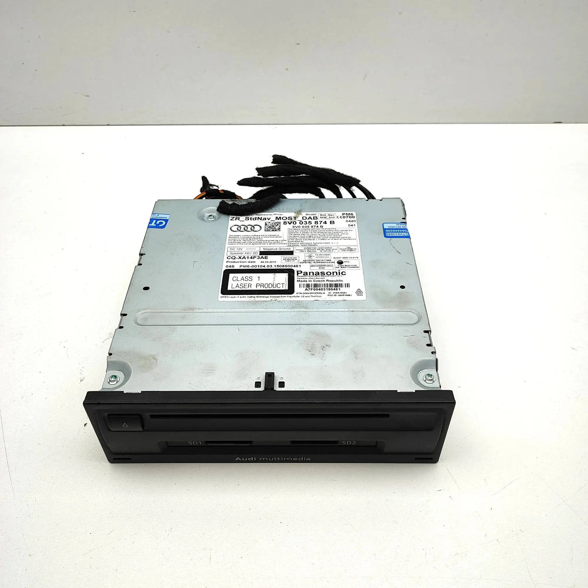 Audi A3 (8V) Navigation Control Unit Navigation Control Unit — AUDI A3 (8V_) (2012-2...