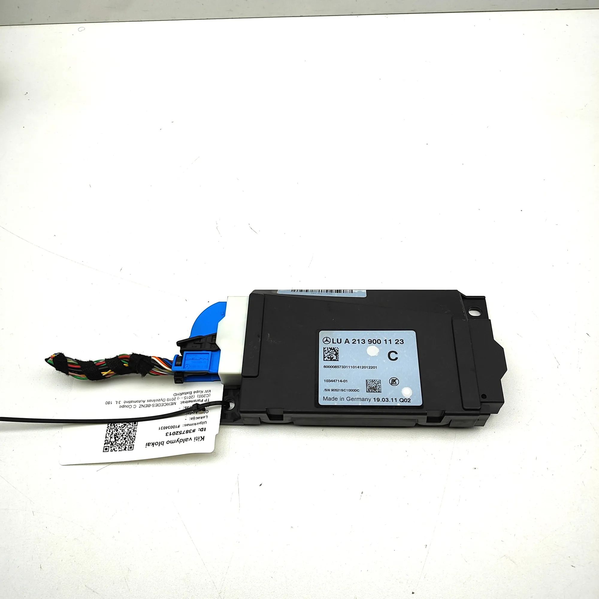 Mercedes-Benz A (W177) Combustion Control Unit Combustion Control Unit — MERCEDES BENZ C-CLASS...