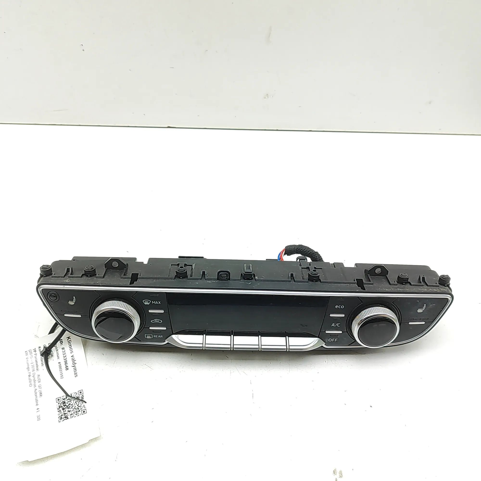 Audi Q7 (4M) Climate control unit Climate control unit — AUDI Q7 (4M) (2015-PRESE...