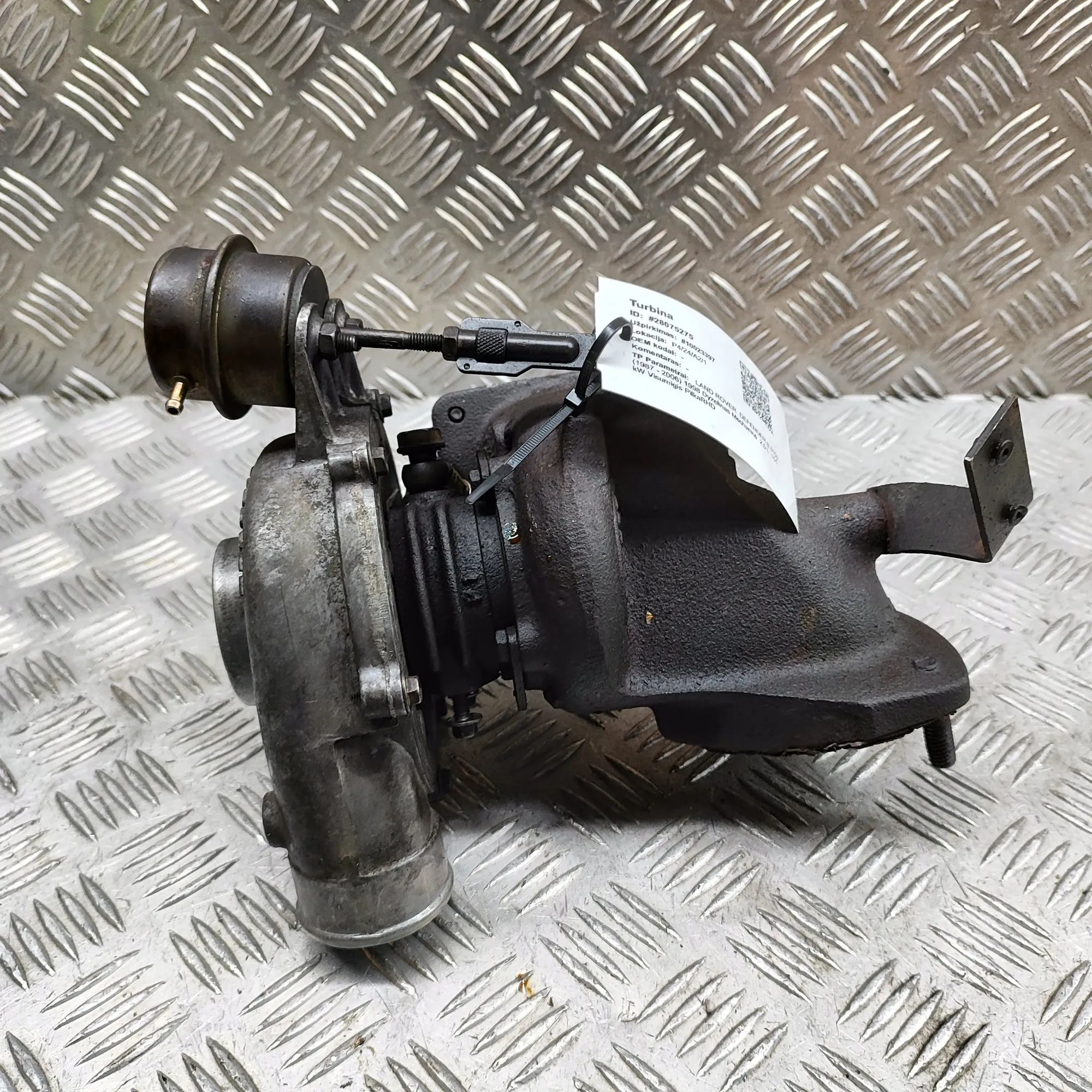 Land Rover Defender Turbocharger Turbocharger — LAND ROVER DEFENDER (L315) (1987...