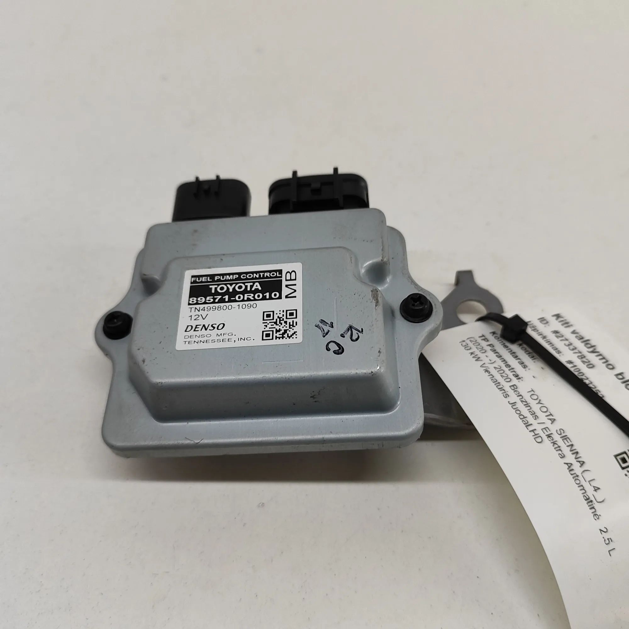Toyota Sienna Fuel Pump Control Unit Fuel Pump Control Unit — TOYOTA SIENNA (_L4_) (...