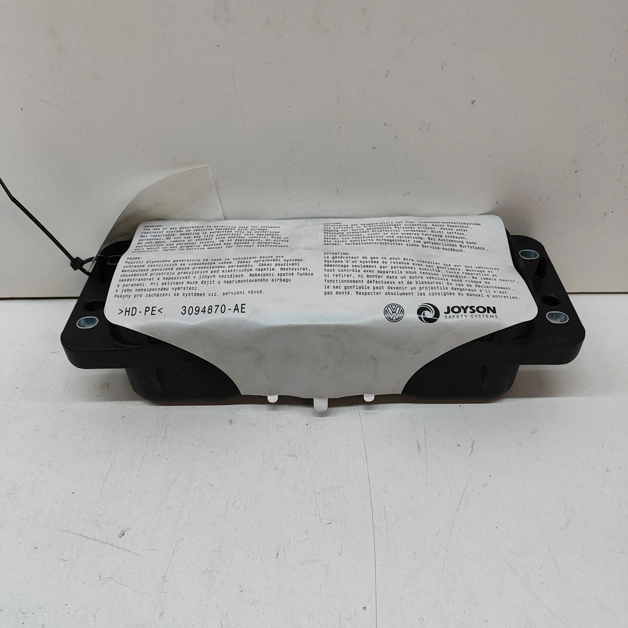 Skoda Karoq Dashboard Safety Bag SRS Dashboard Safety Bag SRS — SKODA KAROQ (NU7) (2...
