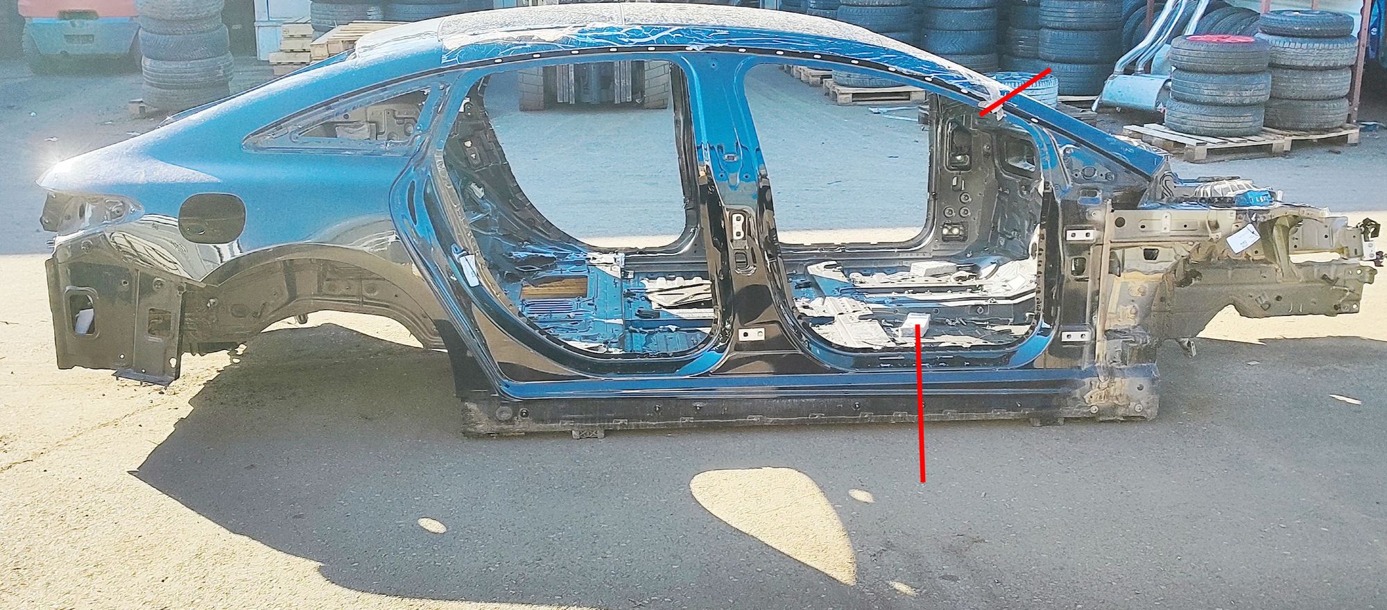 Mercedes-Benz EQS (V297 / X296) Front Right Quarter Panel Front right quarter panel — MERCEDES BENZ EQS (...