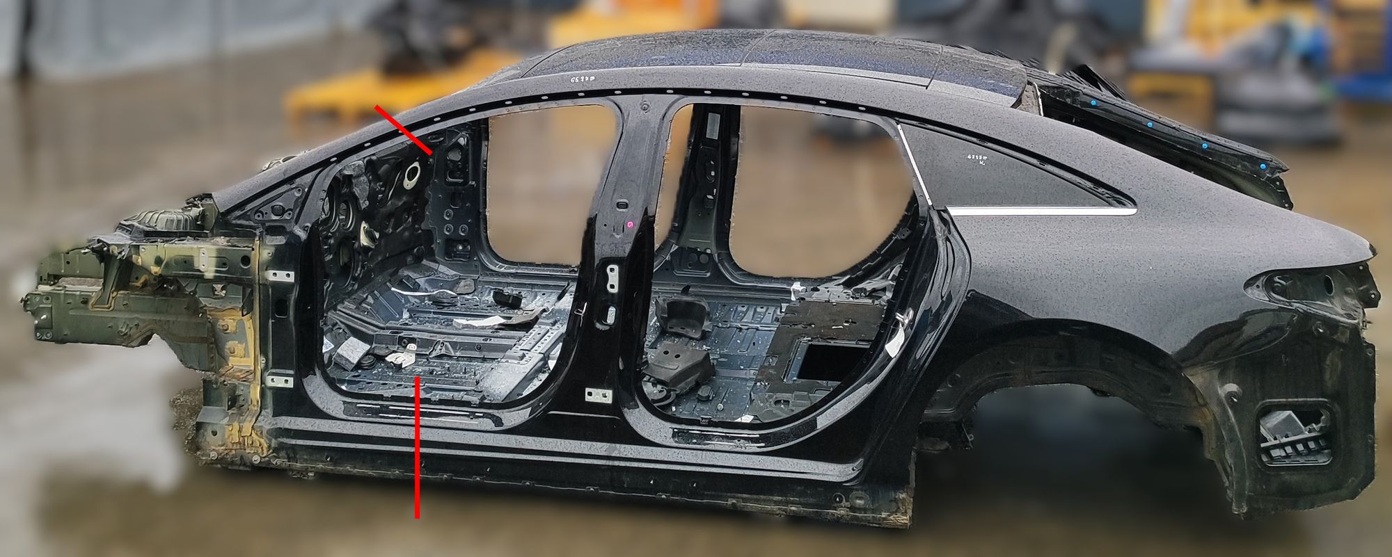 Mercedes-Benz EQS (V297 / X296) Front Left Quarter Panel Front left quarter panel — MERCEDES BENZ EQS (V...