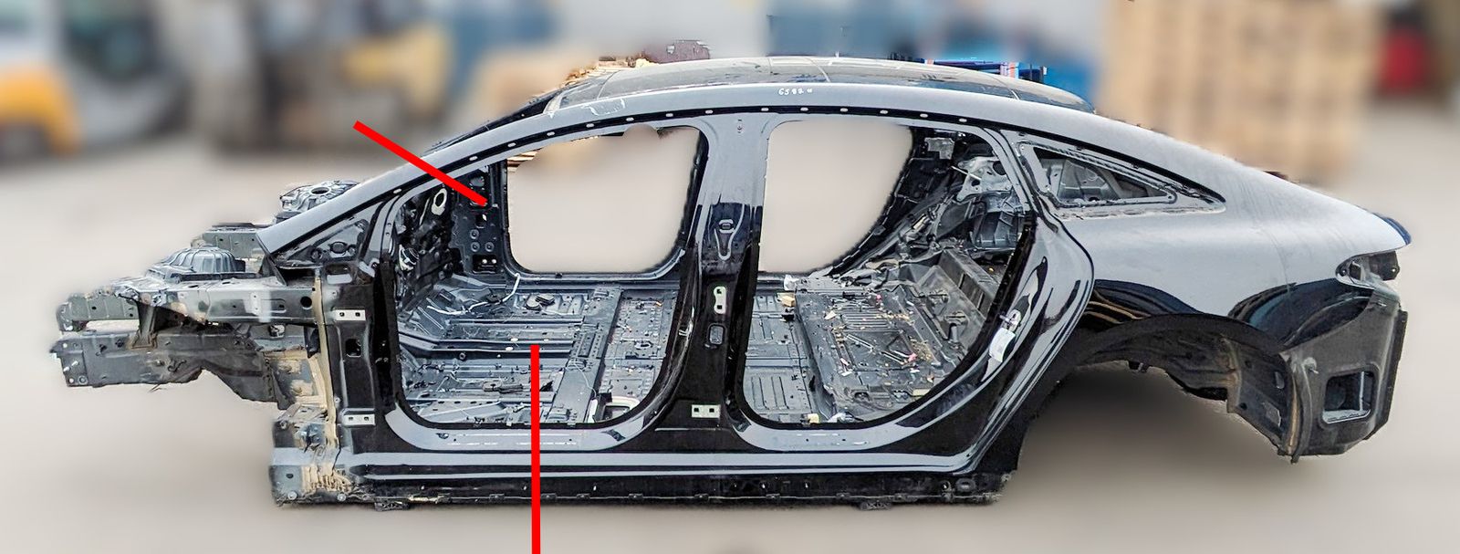 Mercedes-Benz EQS (V297 / X296) Front Left Quarter Panel Front left quarter panel — MERCEDES BENZ EQS (V...