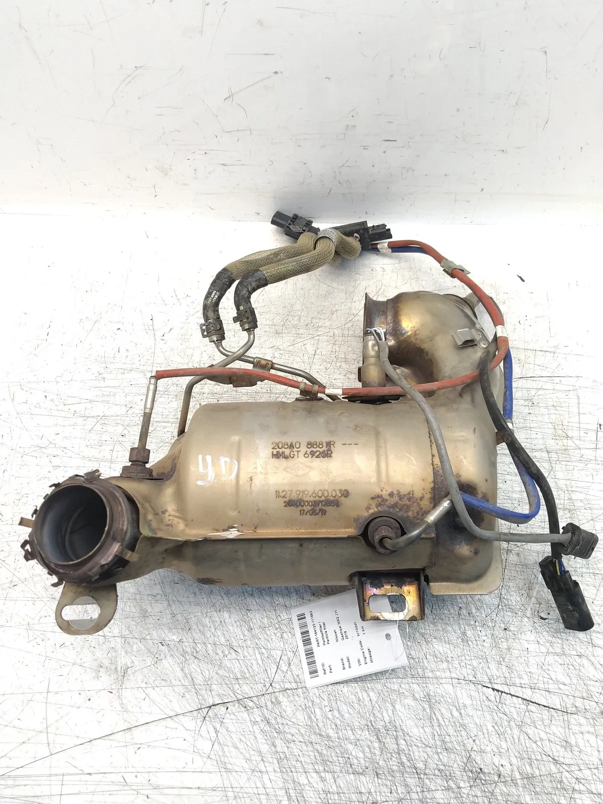 Nissan Qashqai (J11) Exhaust System Diesel particulate filter — NISSAN QASHQAI II (...