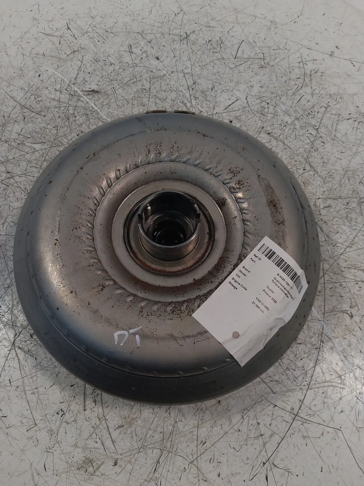 Toyota Proace Gearbox Torque converter — TOYOTA PROACE (MDY, MDZ) (20...