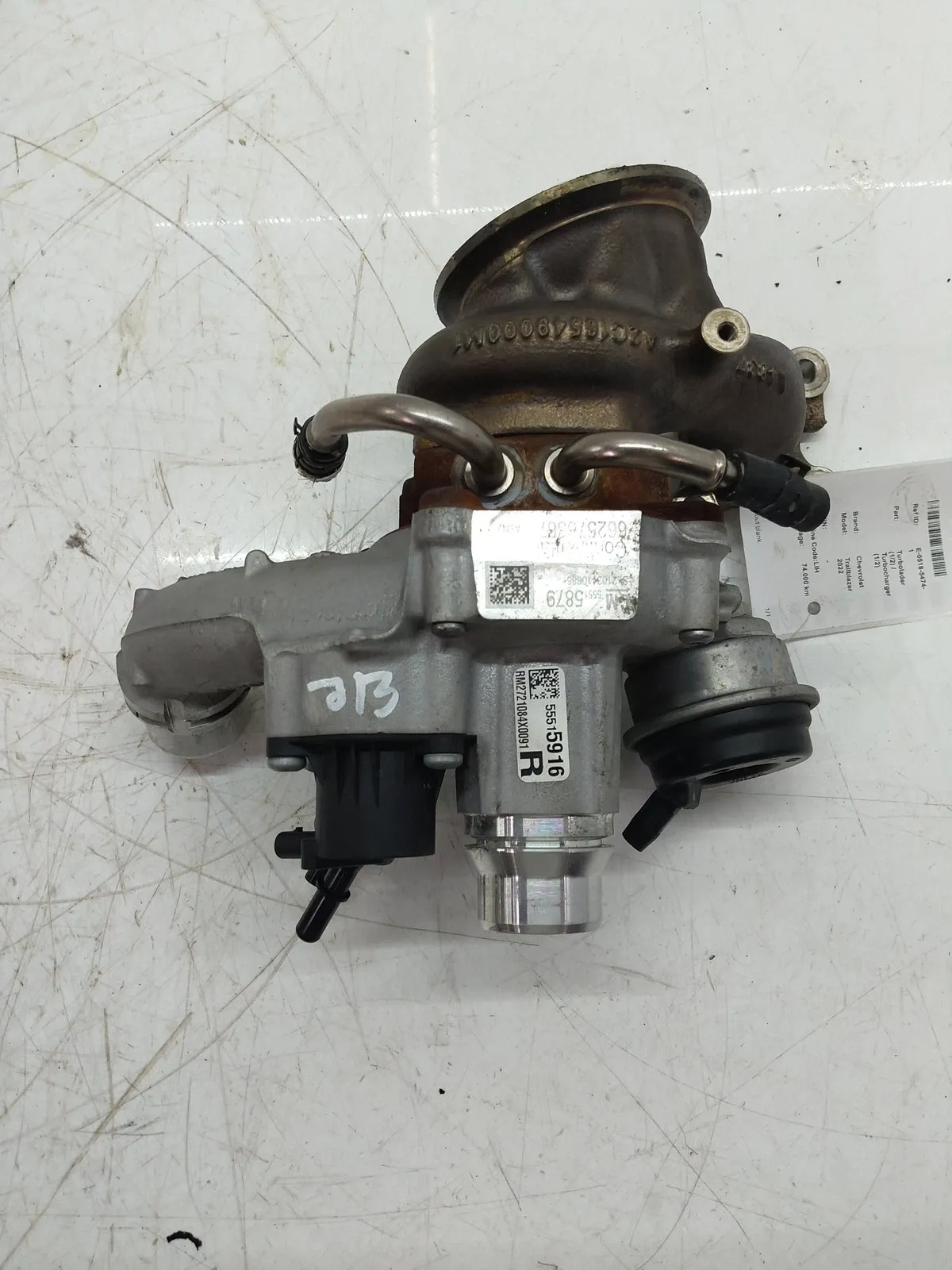 Chevrolet TrailBlazer Turbocharger Turbocharger — CHEVROLET TRAILBLAZER (KC) (2001...