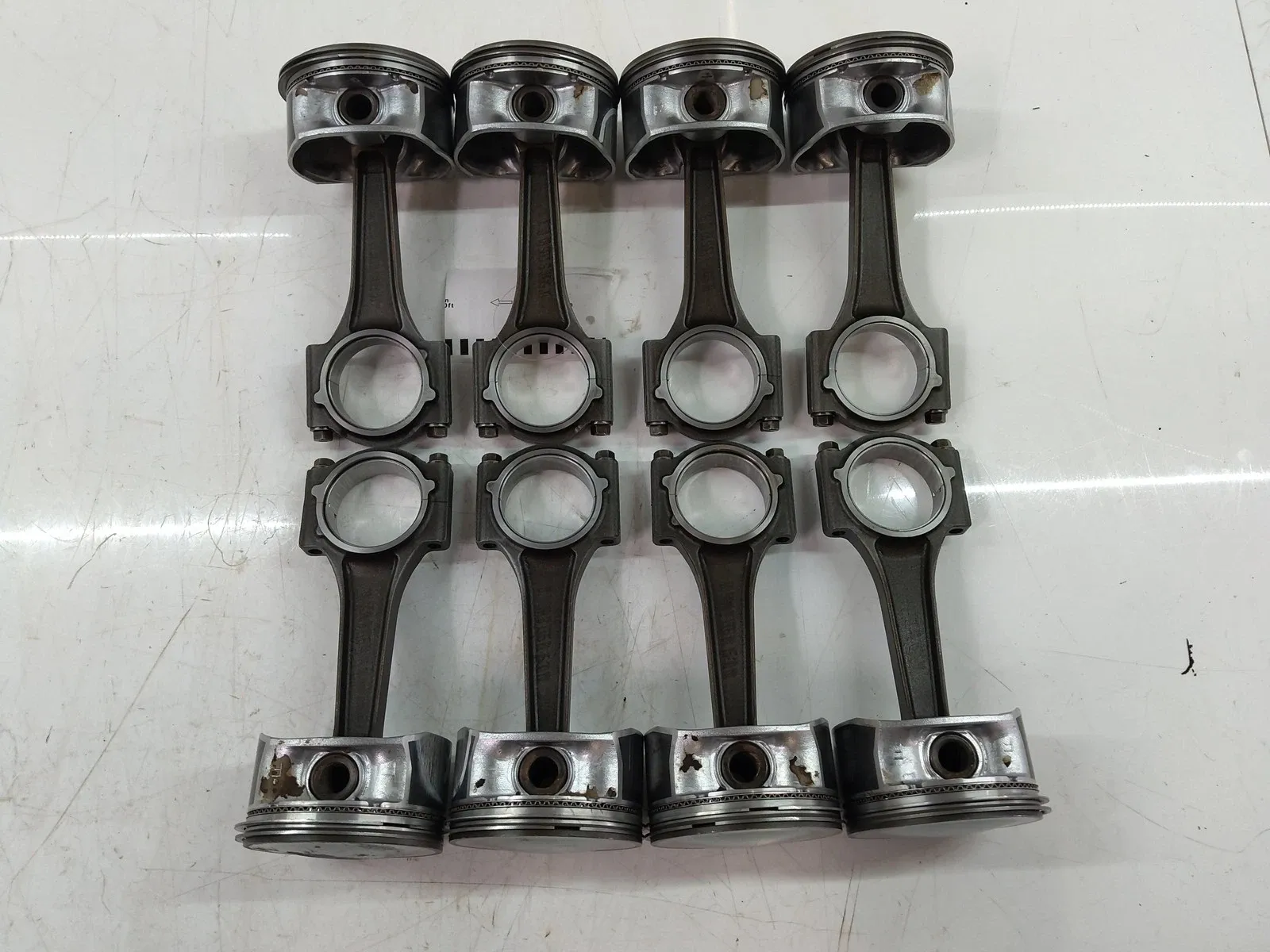 Jeep Grand Cherokee (WJ) Engine parts 8 × Piston with connecting rod — JEEP GRAND CHE...