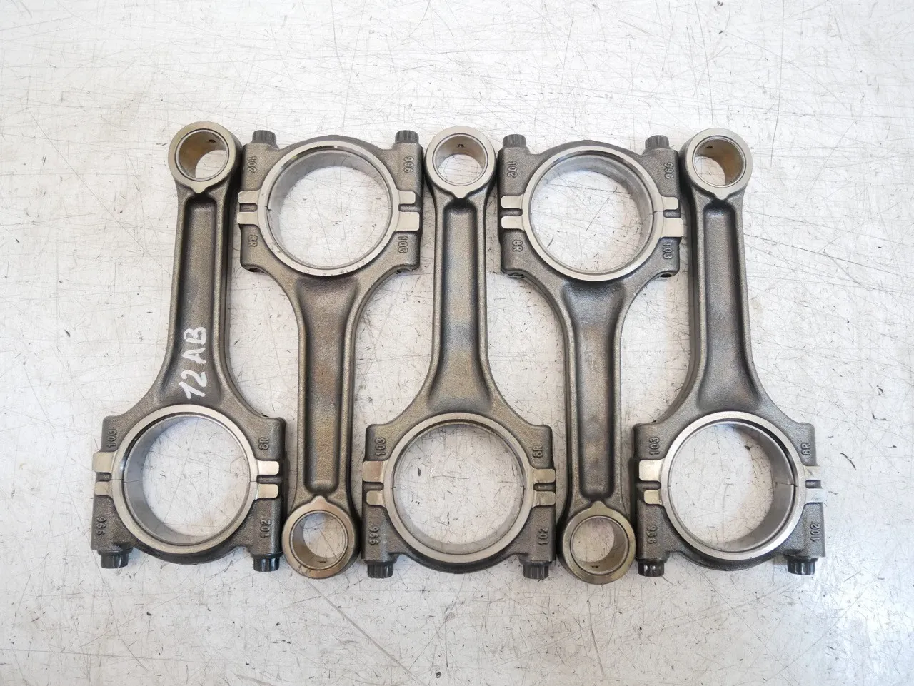 Porsche Boxster (987) Engine parts 6 × Connecting rod — PORSCHE CAYMAN BOXSTER 987...