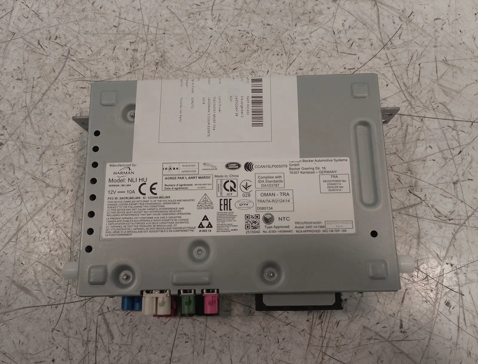 Land Rover Discovery Electrical parts Control unit — LAND ROVER DISCOVERY SPORT (L550...
