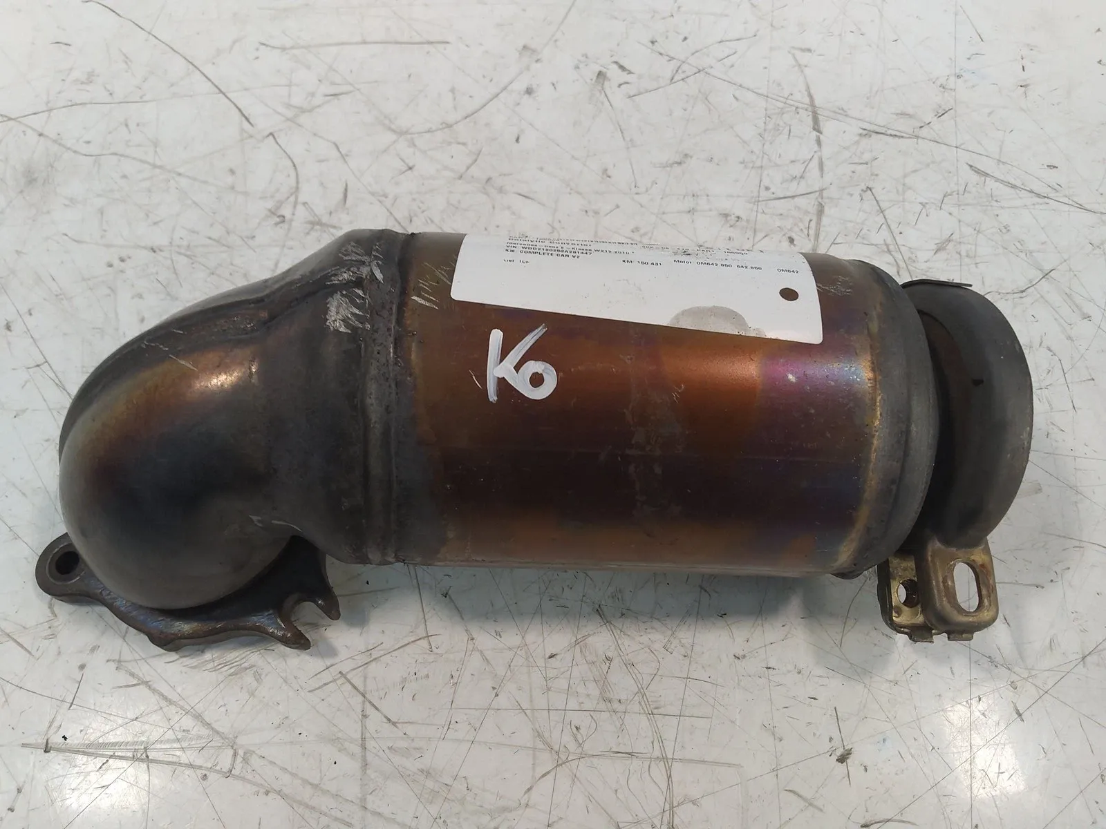 Mercedes-Benz A (W169) Exhaust System Catalytic Converter — MERCEDES-BENZ E-CLASS (W2...