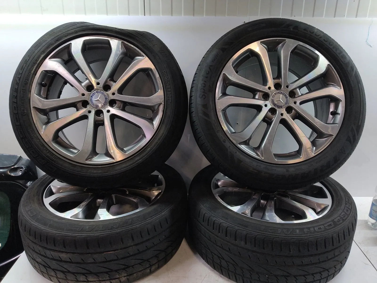 Mercedes-Benz ML (W164) Wheel rims 4 × Alloy wheels — MERCEDES-BENZ M-CLASS ML 300...