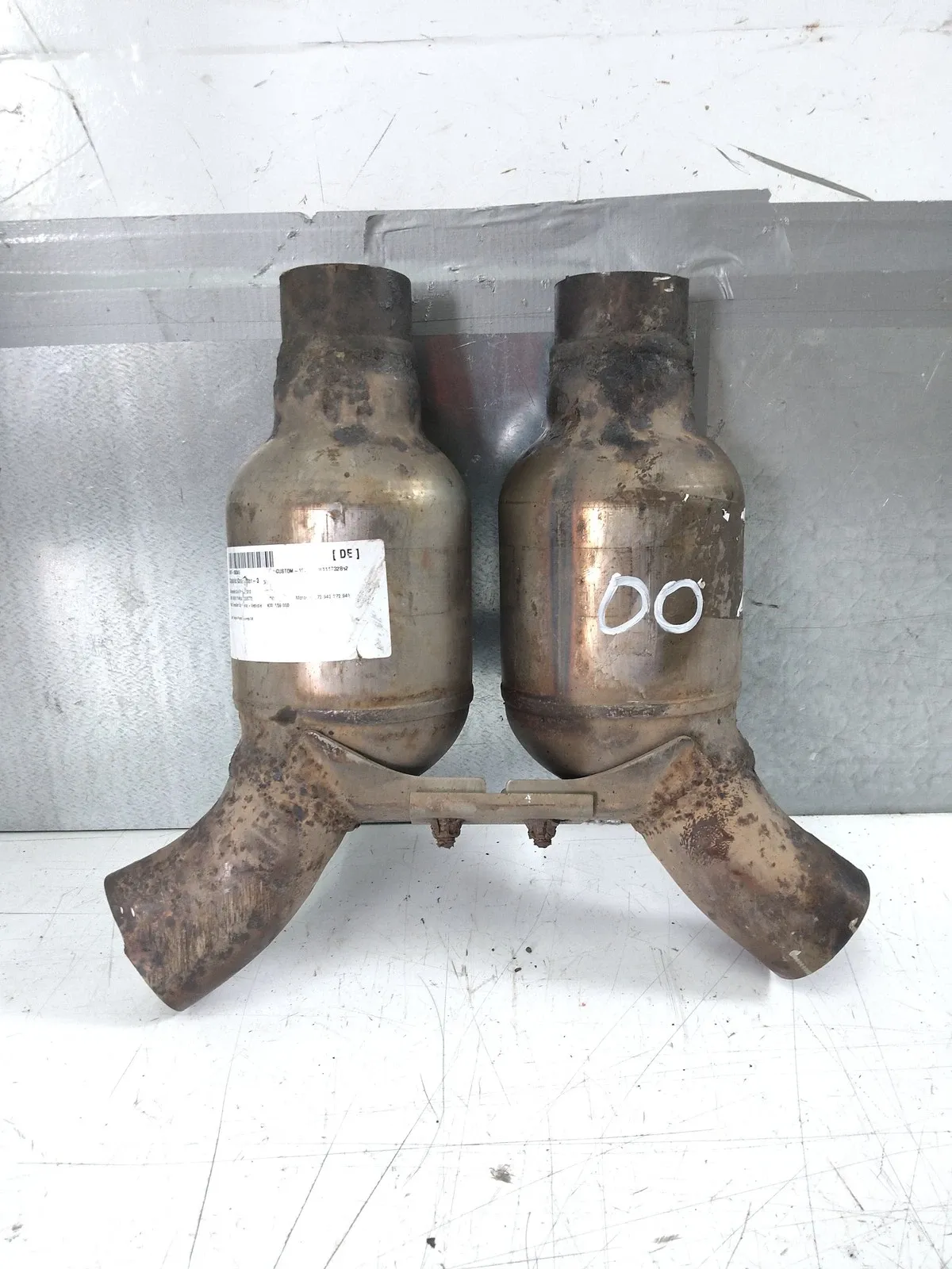 Mercedes-Benz S (W221) Exhaust System Catalytic Converter — MERCEDES-BENZ SLK (R171) ...