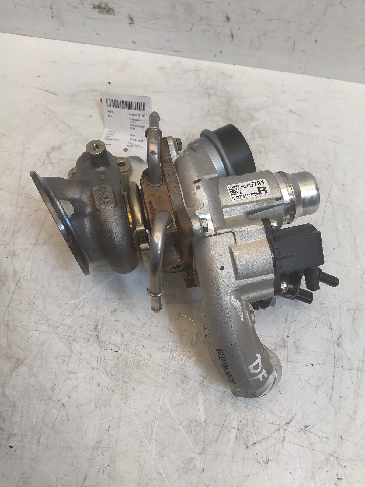 Opel Mokka (B) Turbocharger Turbocharger — OPEL MOKKA (2020-PRESENT) — 2520...