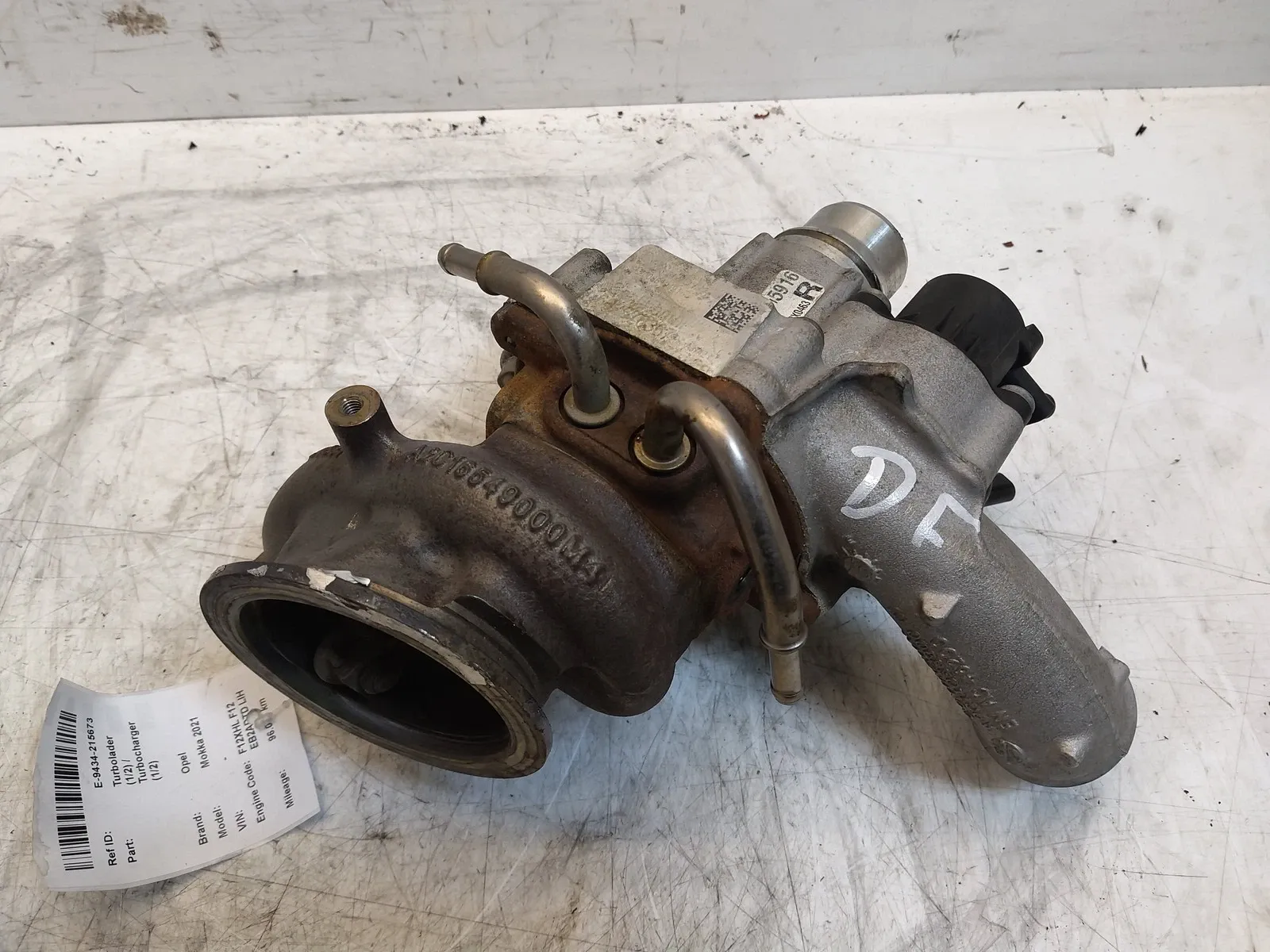 Opel Mokka (B) Turbocharger Turbocharger — OPEL MOKKA (2020-PRESENT)

Gener...
