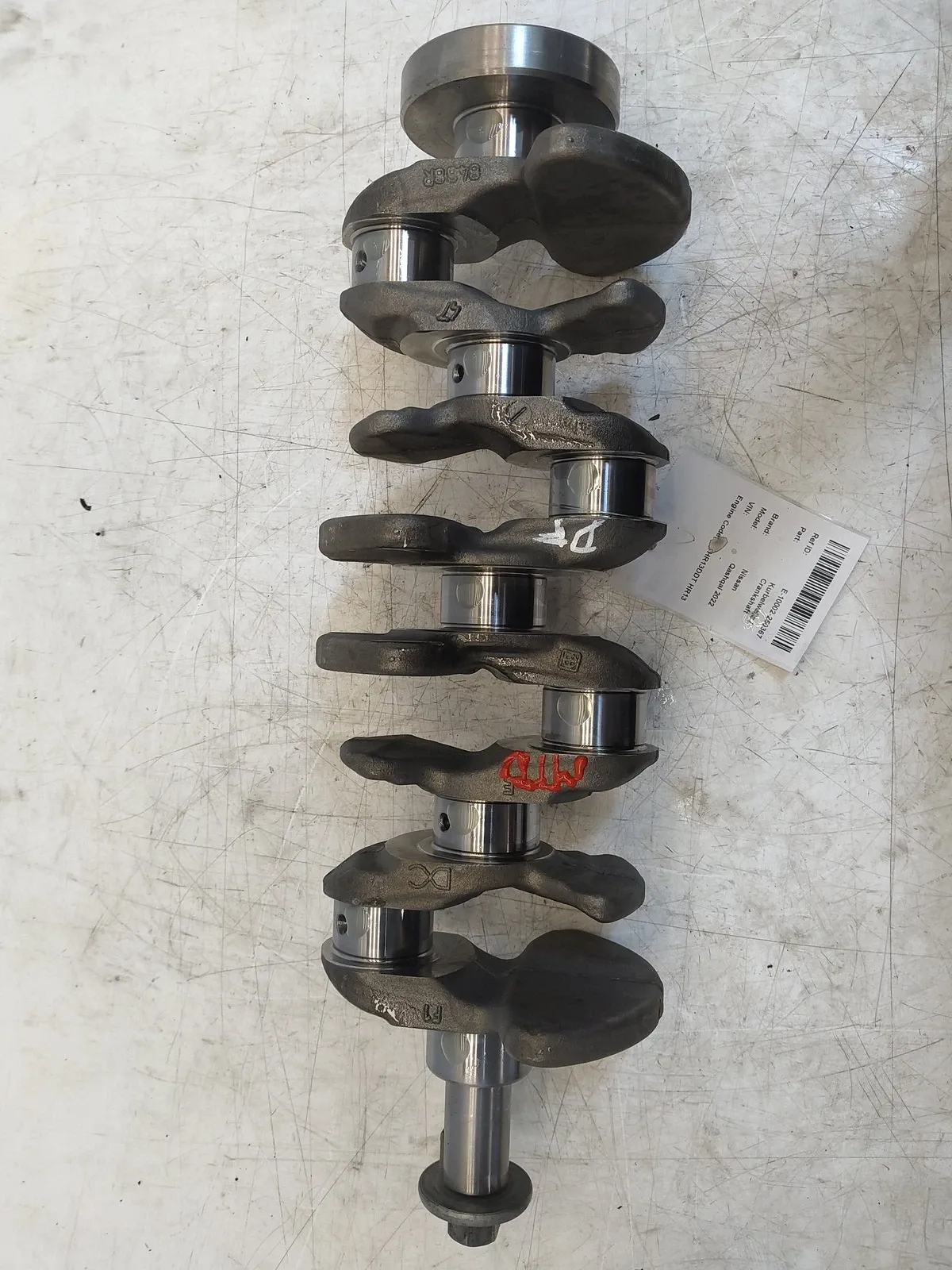 Nissan Qashqai (J12) Engine parts Crankshaft — NISSAN QASHQAI (J12) (2021-PRESENT...