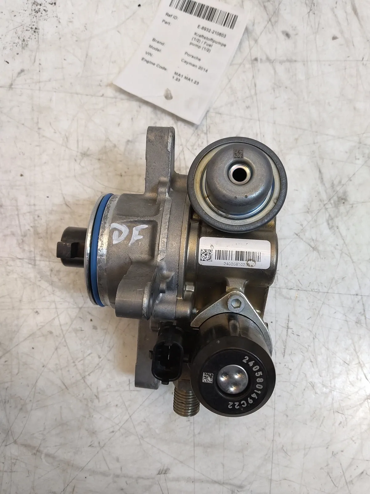 Porsche Cayman (981) Fuel system