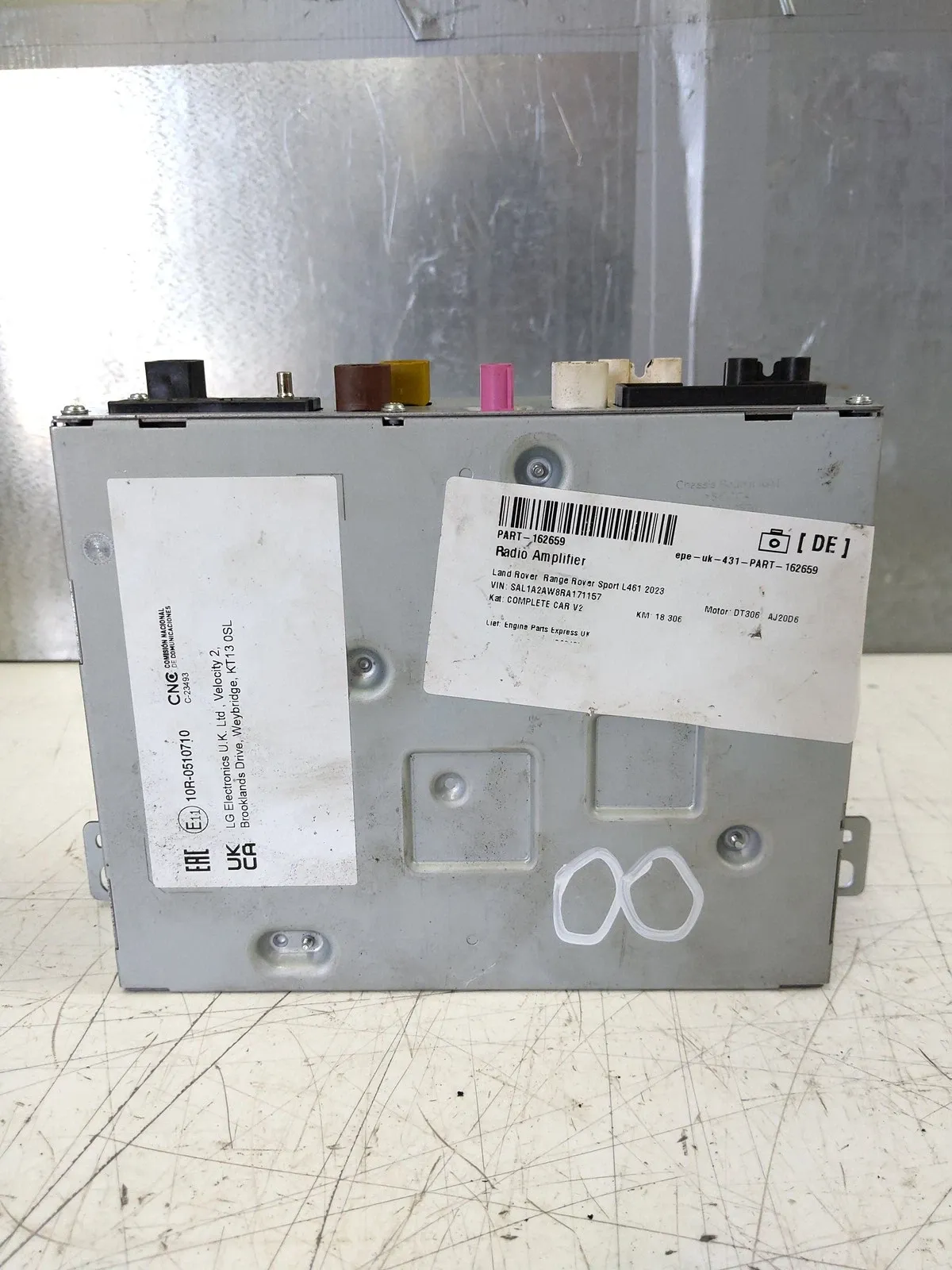 Land Rover Range Rover Sport (L461) Other parts Amplifier + CD player — LAND ROVER RANGE ROVER ...