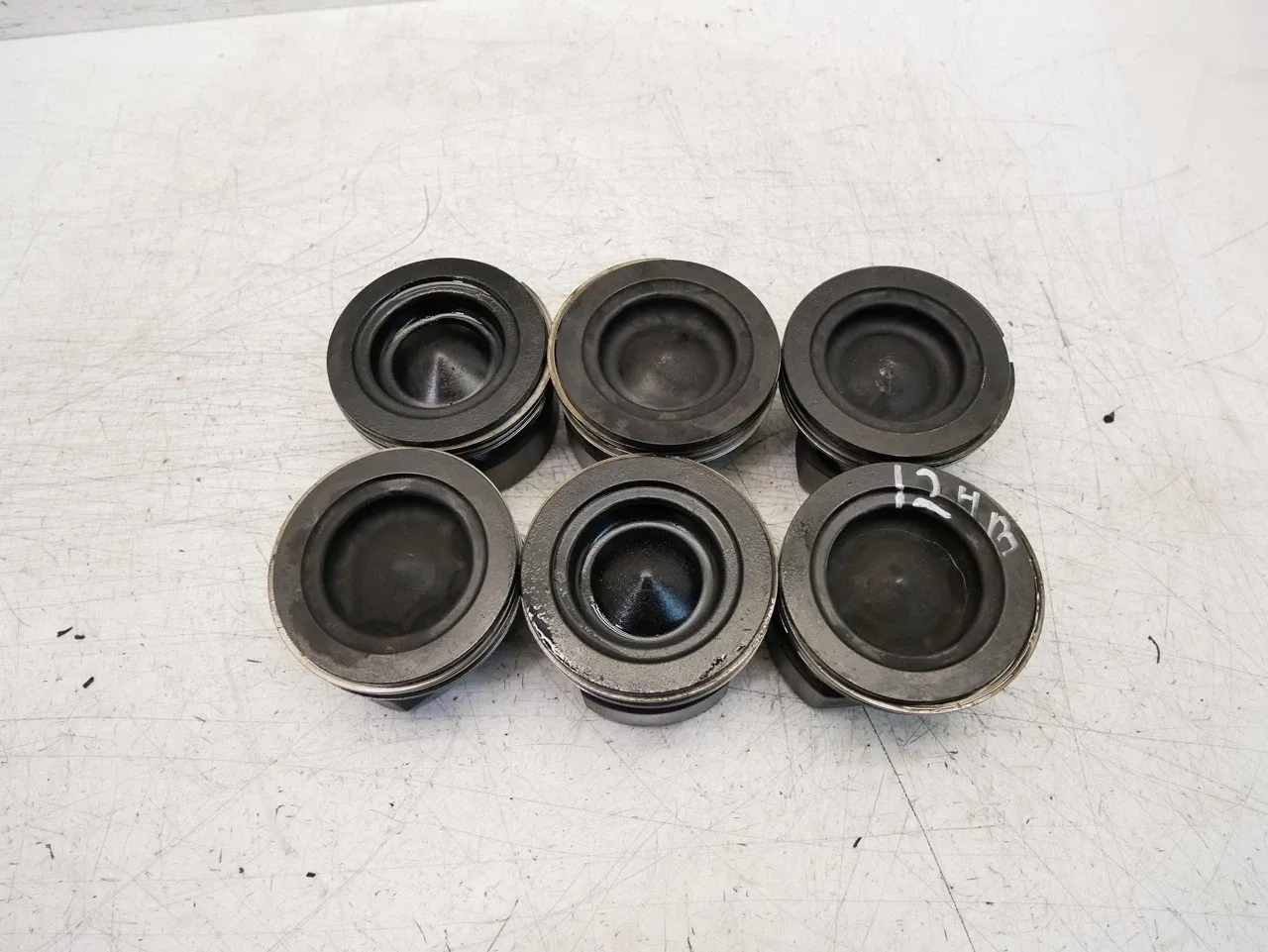 Audi Q5 (FY) Engine parts 6 × Piston — AUDI Q5 (FYB, FYG, FYT) (2016-2025...