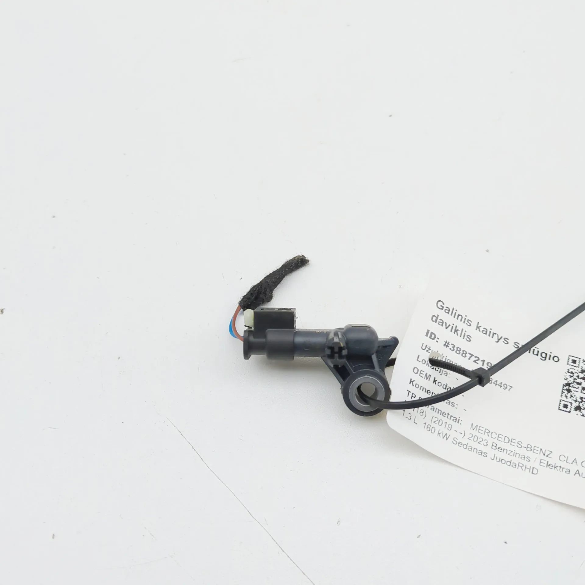 Mercedes-Benz CLA (C118) Impact sensor — rear left Impact sensor — rear left — MERCEDES-BENZ CLA C...