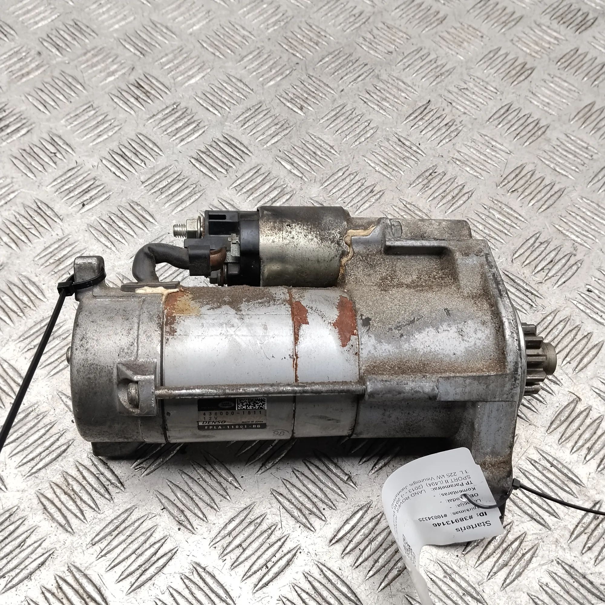 Land Rover Range Rover Sport (L494) Starter Motor Starter motor — LAND ROVER RANGE ROVER SPORT II...